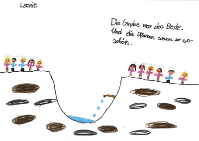 Die Grube war das Beste. Und die Pflanzen waren so so schön.